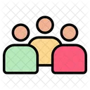 Crowd People Group Icon