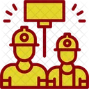 Crowd Demonstration Discussion Icon