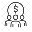 Crowd Funding Donation Charity Icon