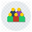 Crowd People Group Icon