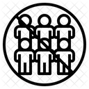Crowd Density Overpopulation Icon