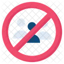 Crowd Not Allowed People Icon
