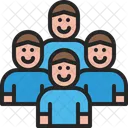 Crowd of men  Icon