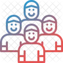 Crowd of men  Icon