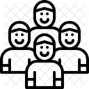 Crowd of men  Icon