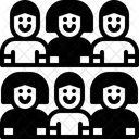 Crowd of people  Icon