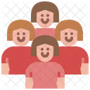Crowd Women People Icon