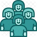 Crowd of women  Icon
