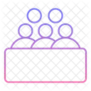 Crowd wave  Icon