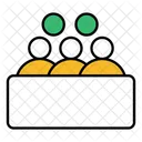 Crowd wave  Icon