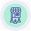 Crowded store  Icon