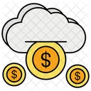 Crowdfunding Cloud Service Coin 아이콘