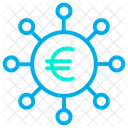 Crowdfunding Euro  Icon