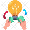 Crowdfunding Idea Fundraising Icon