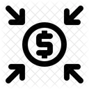 Crowdfunding Arrows Money Icon