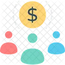 Crowdfunding Fundraising Investors Icon