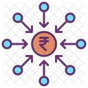 Crowdfunding Rupee Crowdfunding Rupee Icon