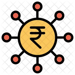 Crowdfunding Rupees  Icon