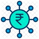 Crowdfunding Rupees  Icon