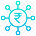 Crowdfunding Rupees  Icon