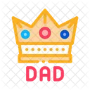 Father Crown Dad Icon
