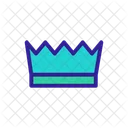 Crown Contour King Icon