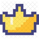 Pixel 8 Bit Crown Icon
