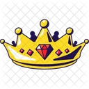 Cartoon Crown Royal Crown Icon
