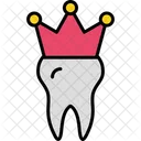 Crown Teeth Dental Icon