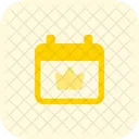 Crown Calendar  Icon