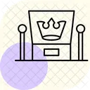 Crown Case Minimal Outline Icon