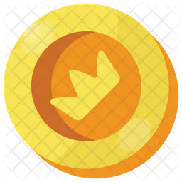 Crown Coin  Icon