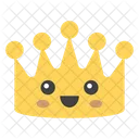 Crown Emoji Ornamental Headdress Smiley Crown Icon