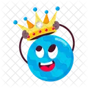 Crown Emoji Crown Smiley Winner Crown Icon