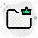 Crown Folder Crown King Icon
