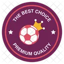 Crown Football Badge  Icon