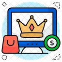 Crown Headwear Headgear Icon