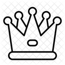 Crown Spikes King Icon