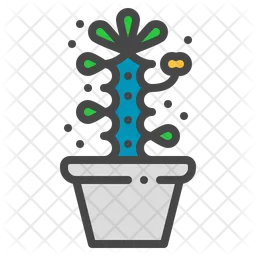Crown of thorns cactus  Icon