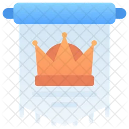 Crown ribbon  Icon