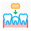 Stomatology Tooth Crown Icon