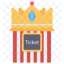 Crown Ticket  Icon