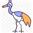 Crowned Crane Crane Animal Regulorum Icon