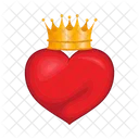 Crowned heart  Icon