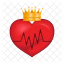 Crowned heart  Icon