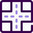 Cruce de caminos  Icono