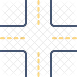 Cruce de caminos  Icono