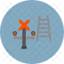 Tren Barrera Senalizacion Icono