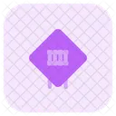 Cruce De Ferrocarril Icono