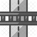 Cruce De Ferrocarril Icono